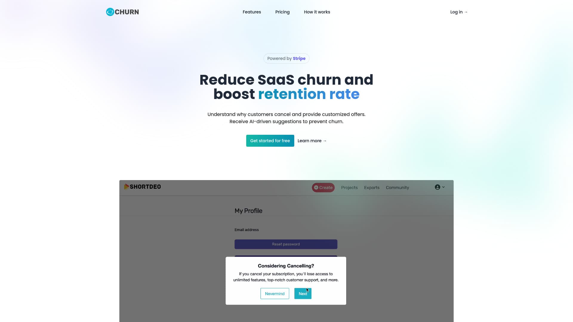 Echurn - Reduce churn & boost retention thumbnail