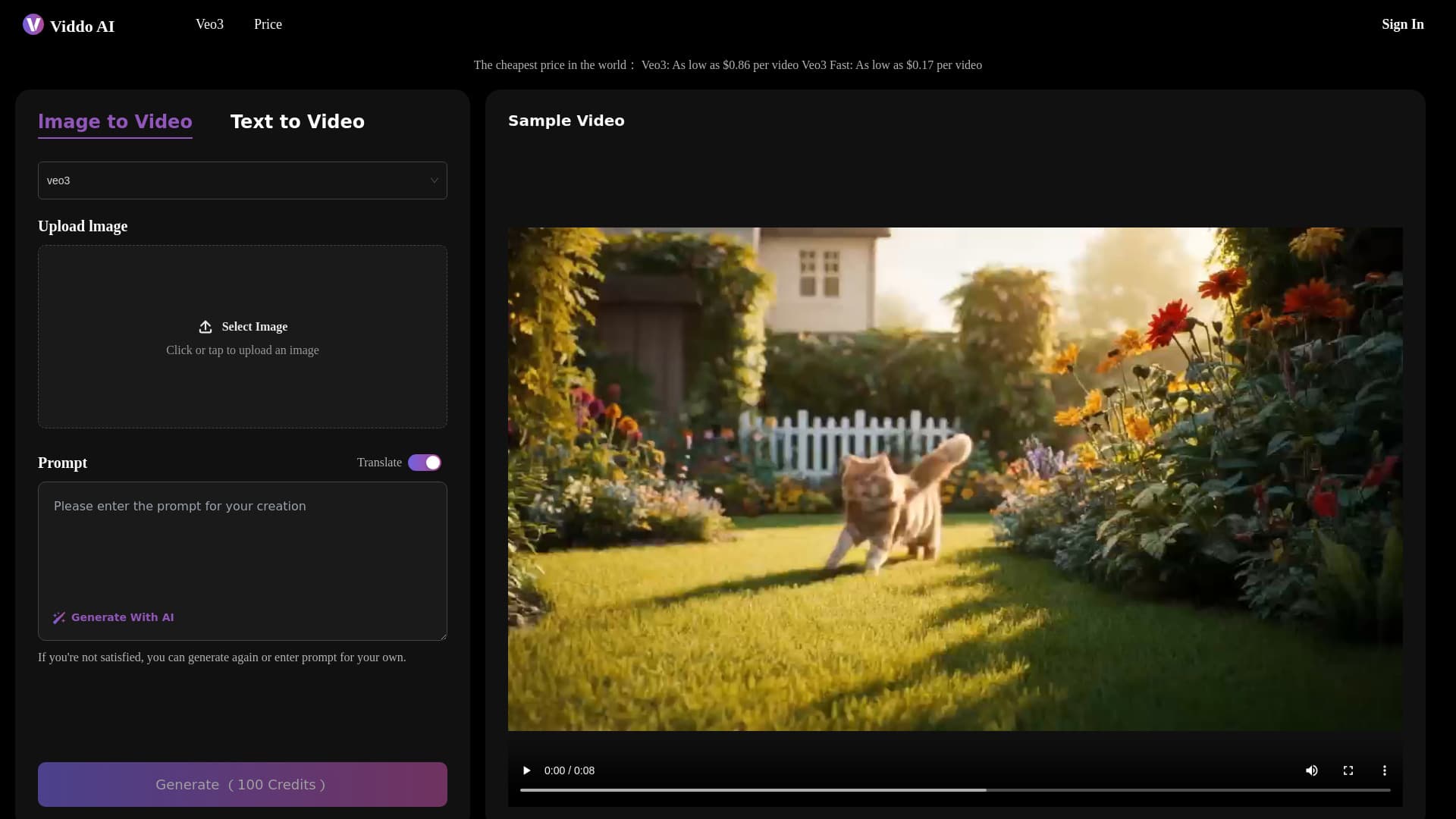 Viddo-Veo3 AI Video Generator thumbnail