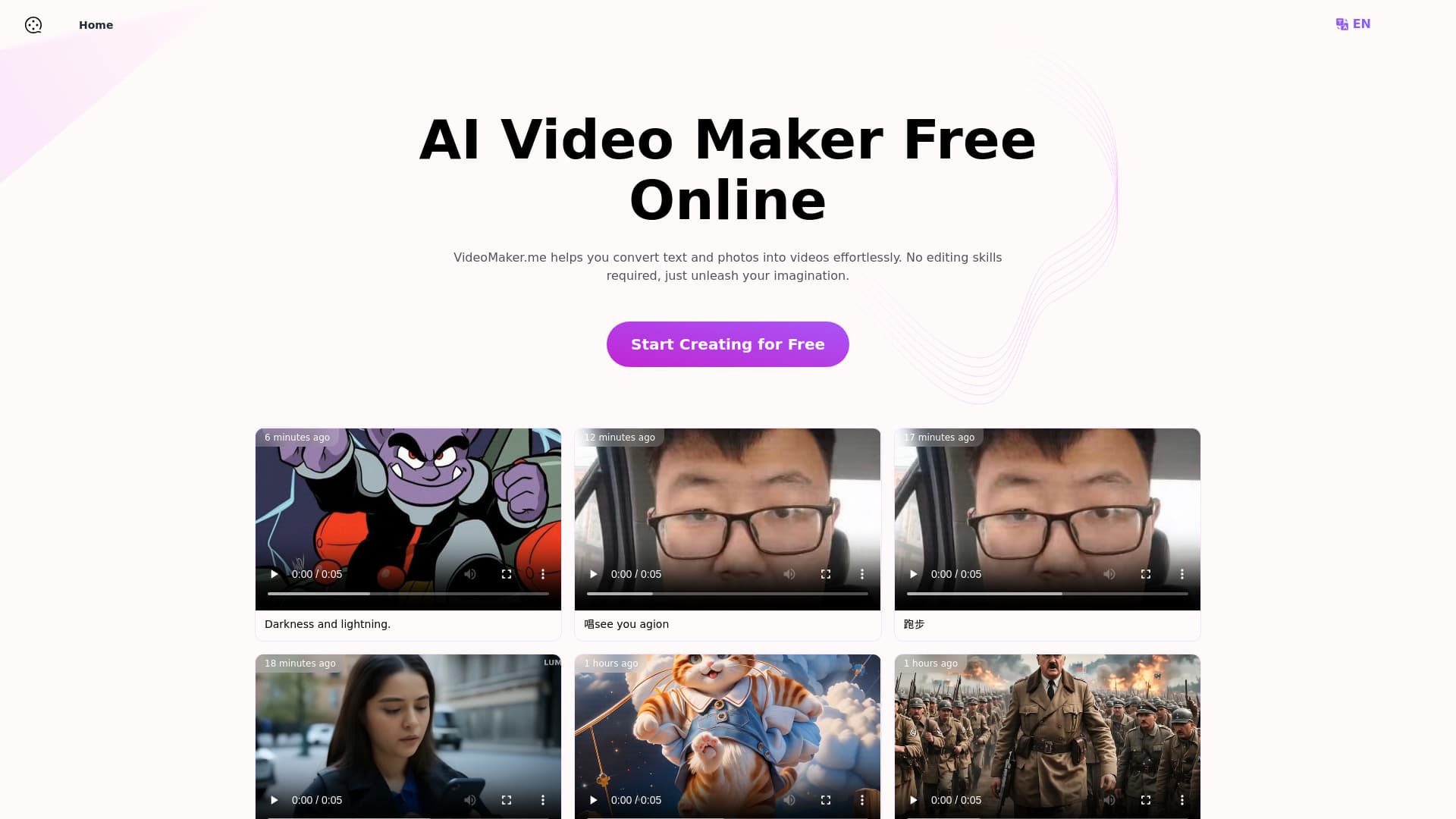 VideoMaker.me:AI Video Maker Free Online thumbnail