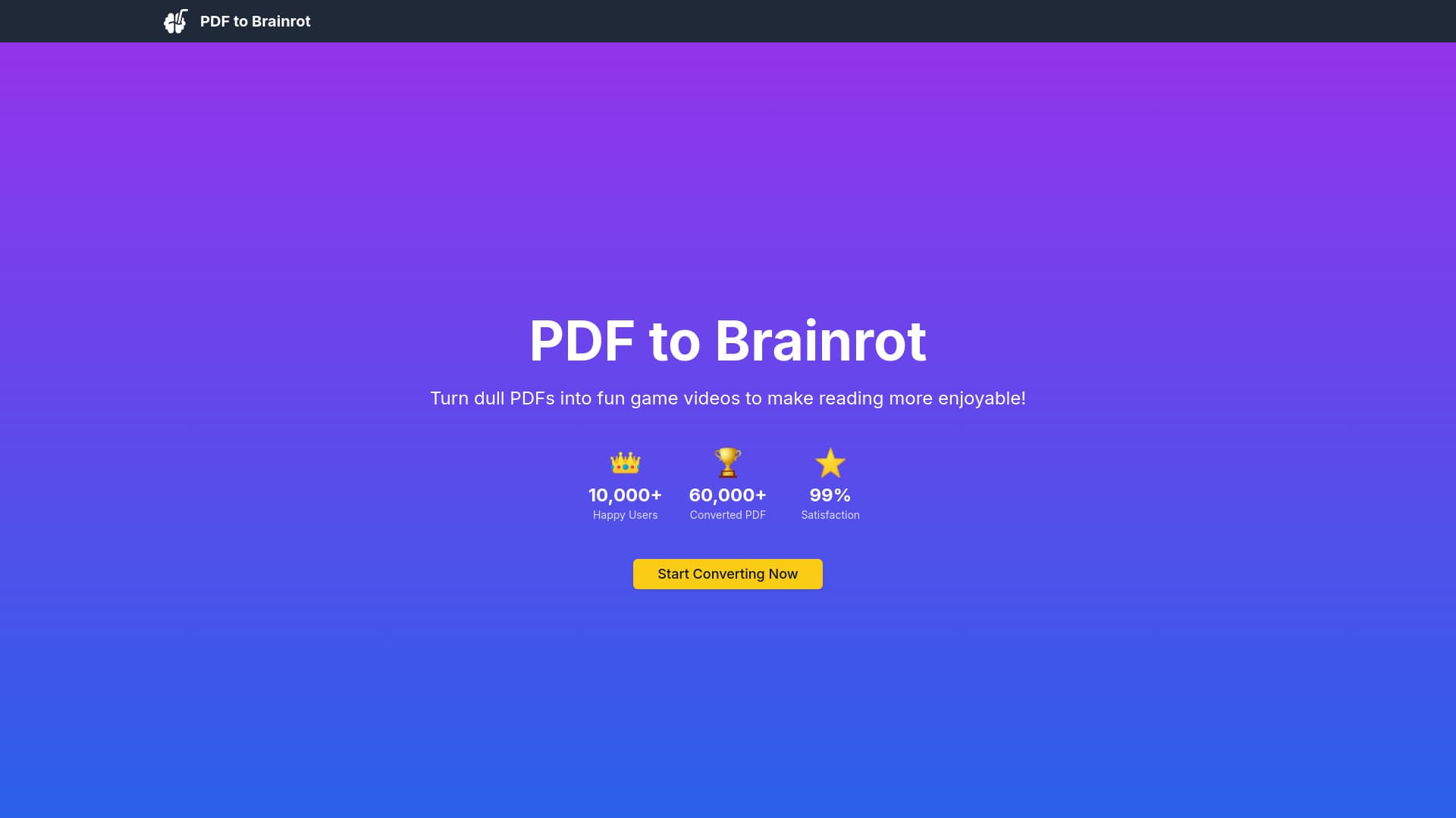 PDF to Brainrot thumbnail