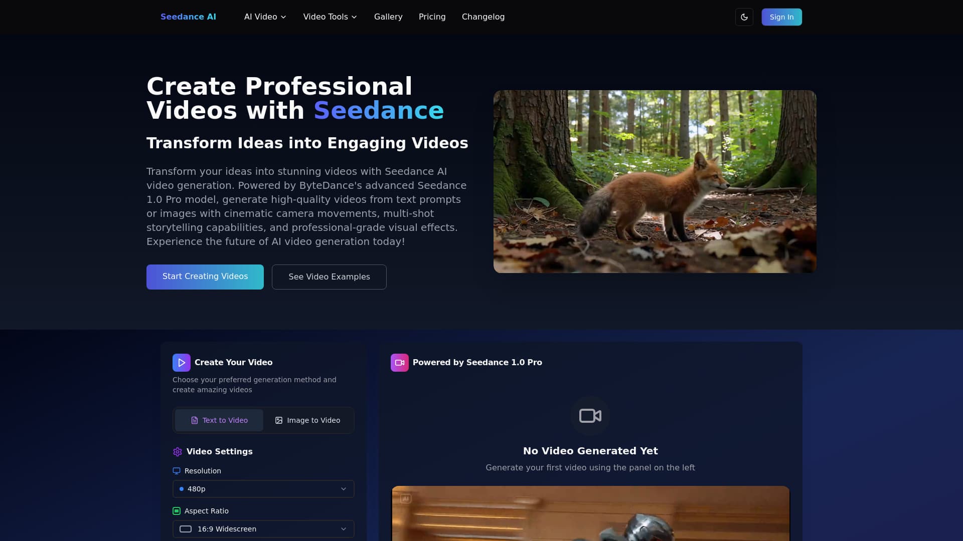 Seedance AI Video Generator - Professional Videos thumbnail