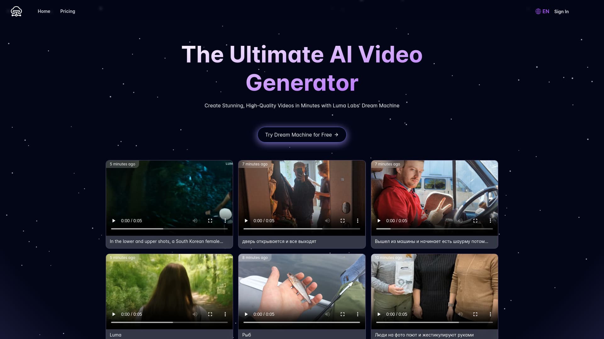 Luma AI Video Generator by Dream Machine thumbnail