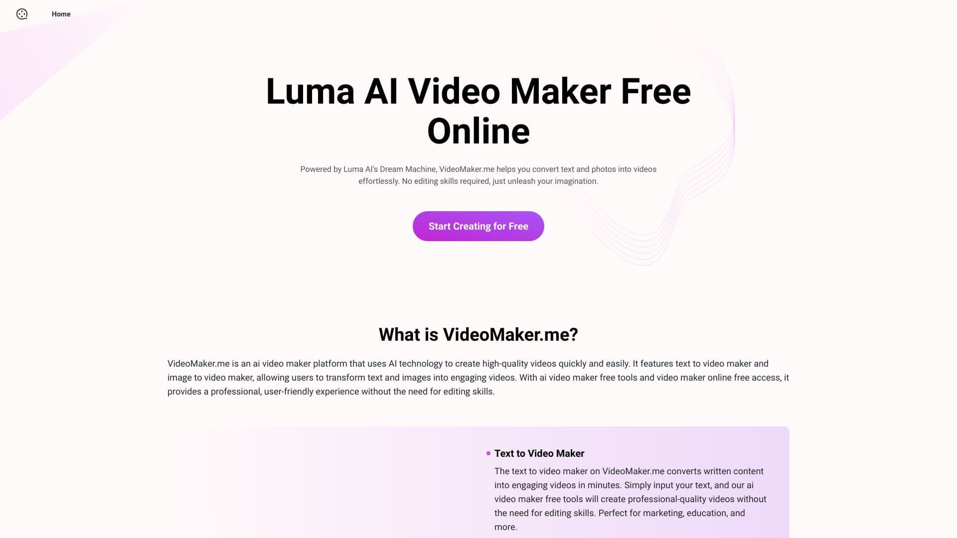 Video Maker Free Online Powered by Luma AI thumbnail