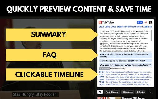 TalkTube - Youtube AI Companion thumbnail