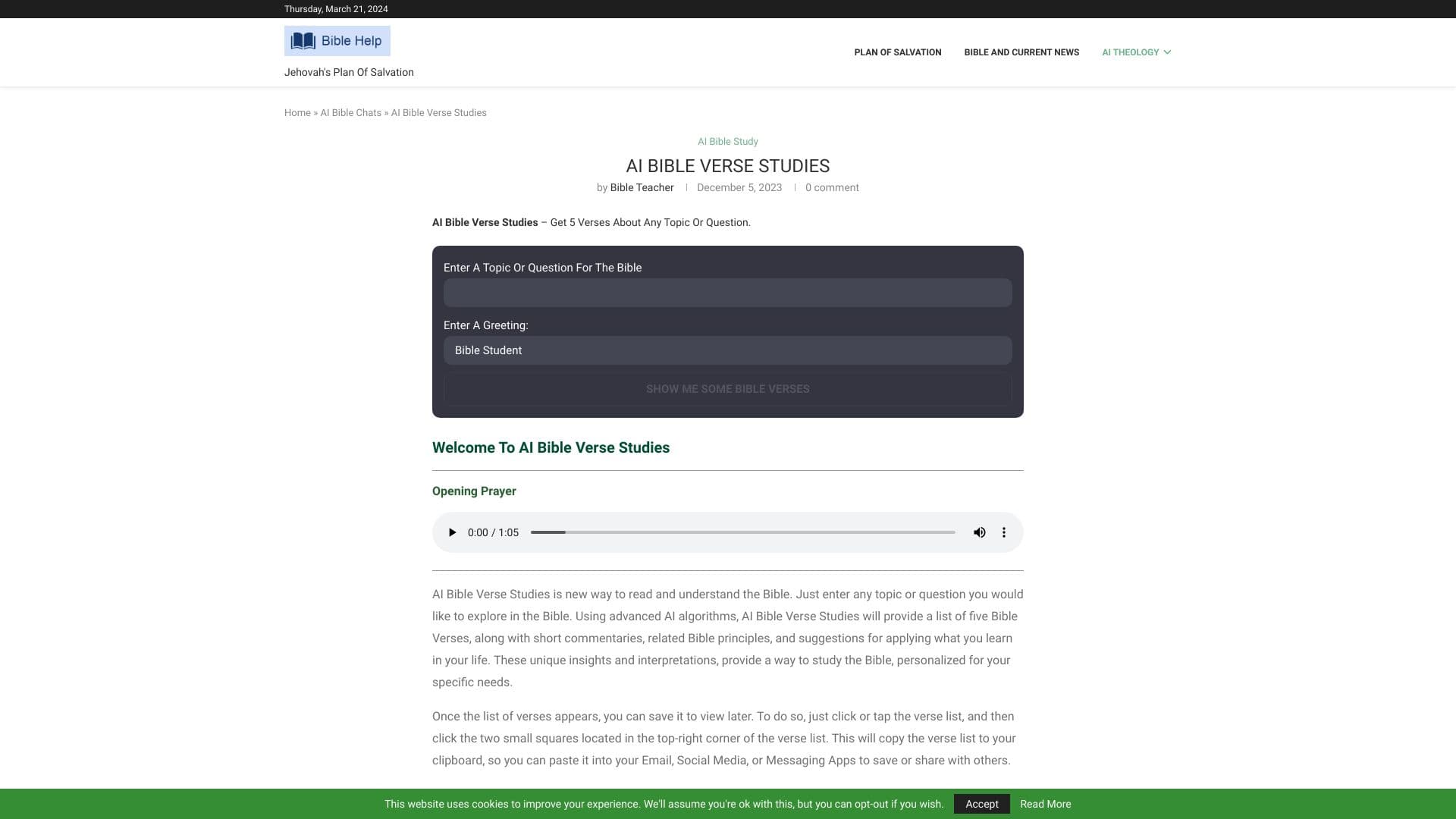 AI Bible Verse Studies thumbnail