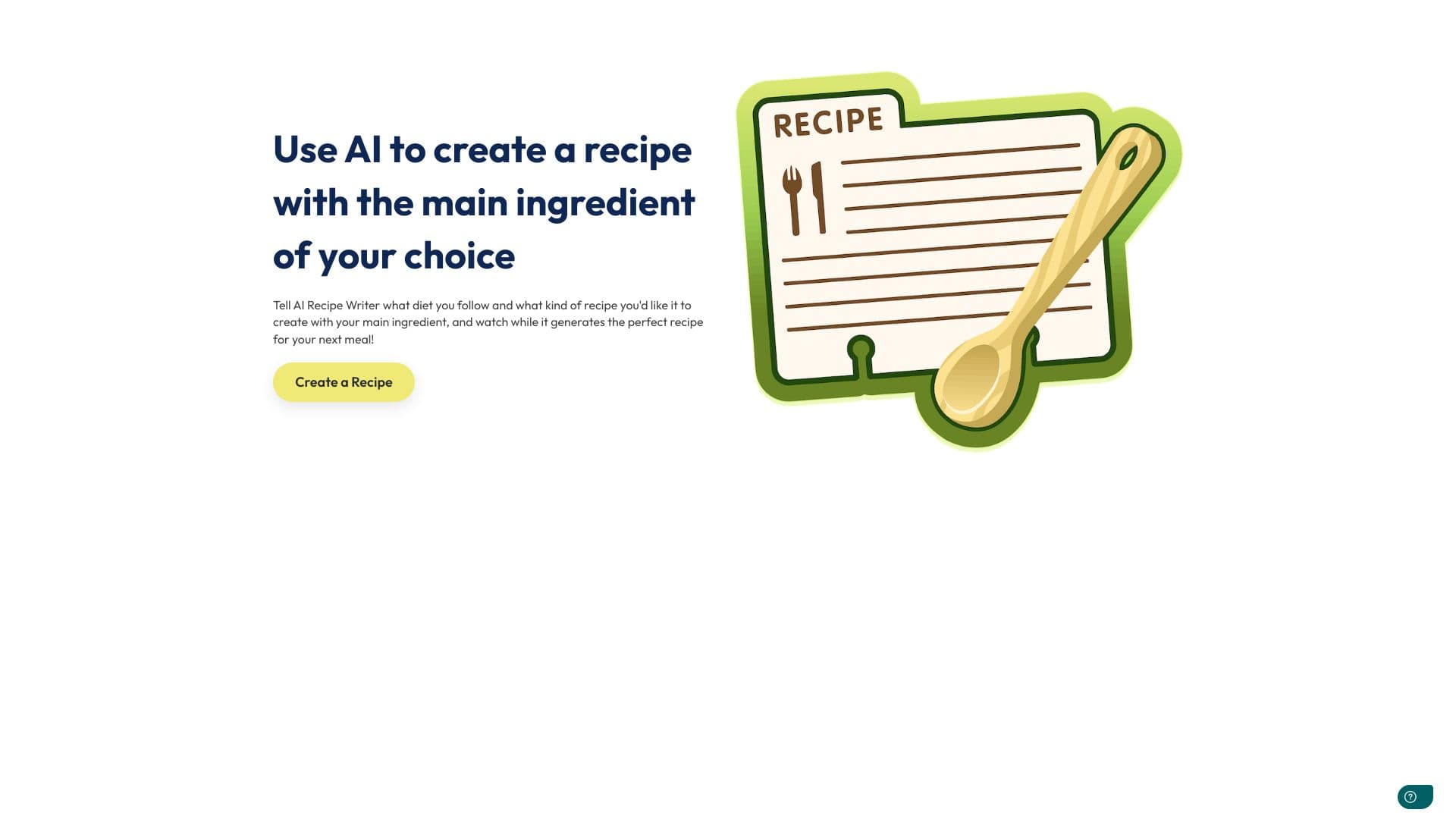 AI Recipe Writer thumbnail