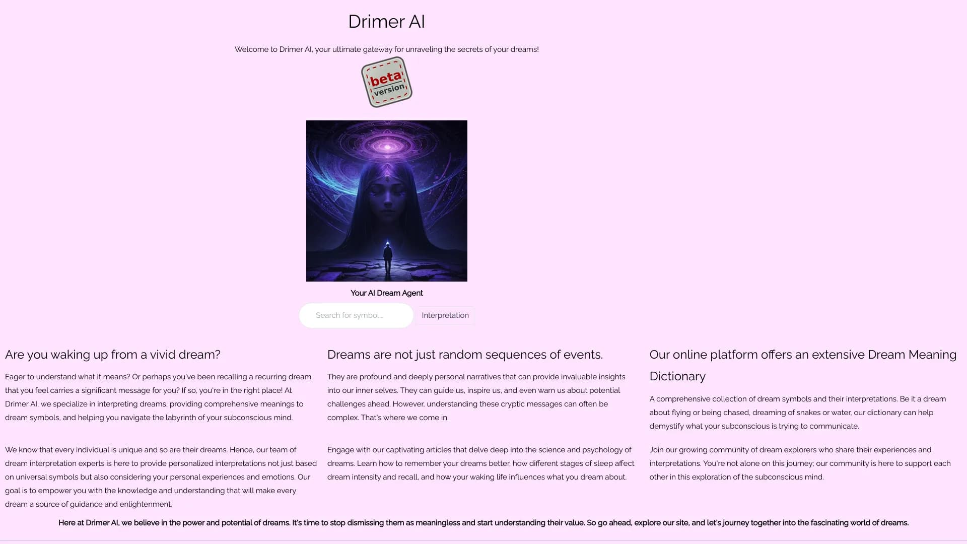 Drimer AI - Your Dream AI Agent thumbnail