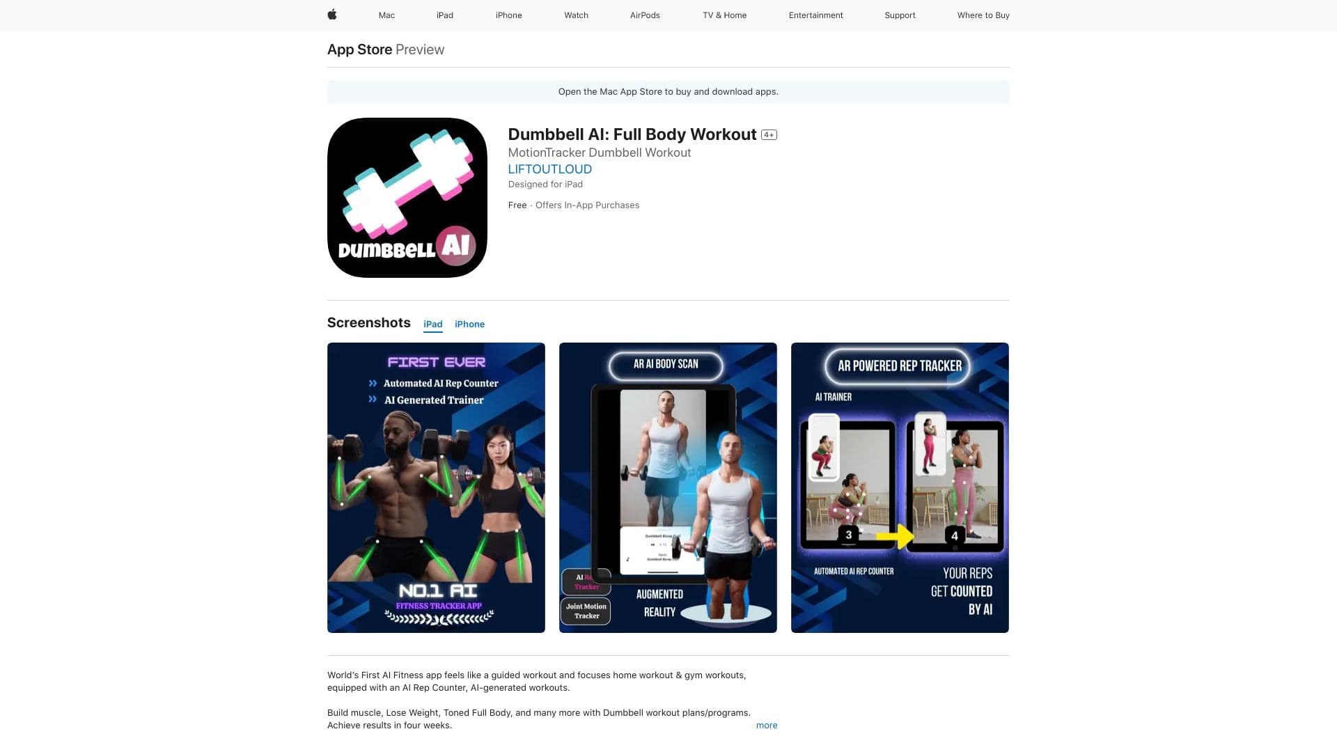 Dumbbell AI thumbnail