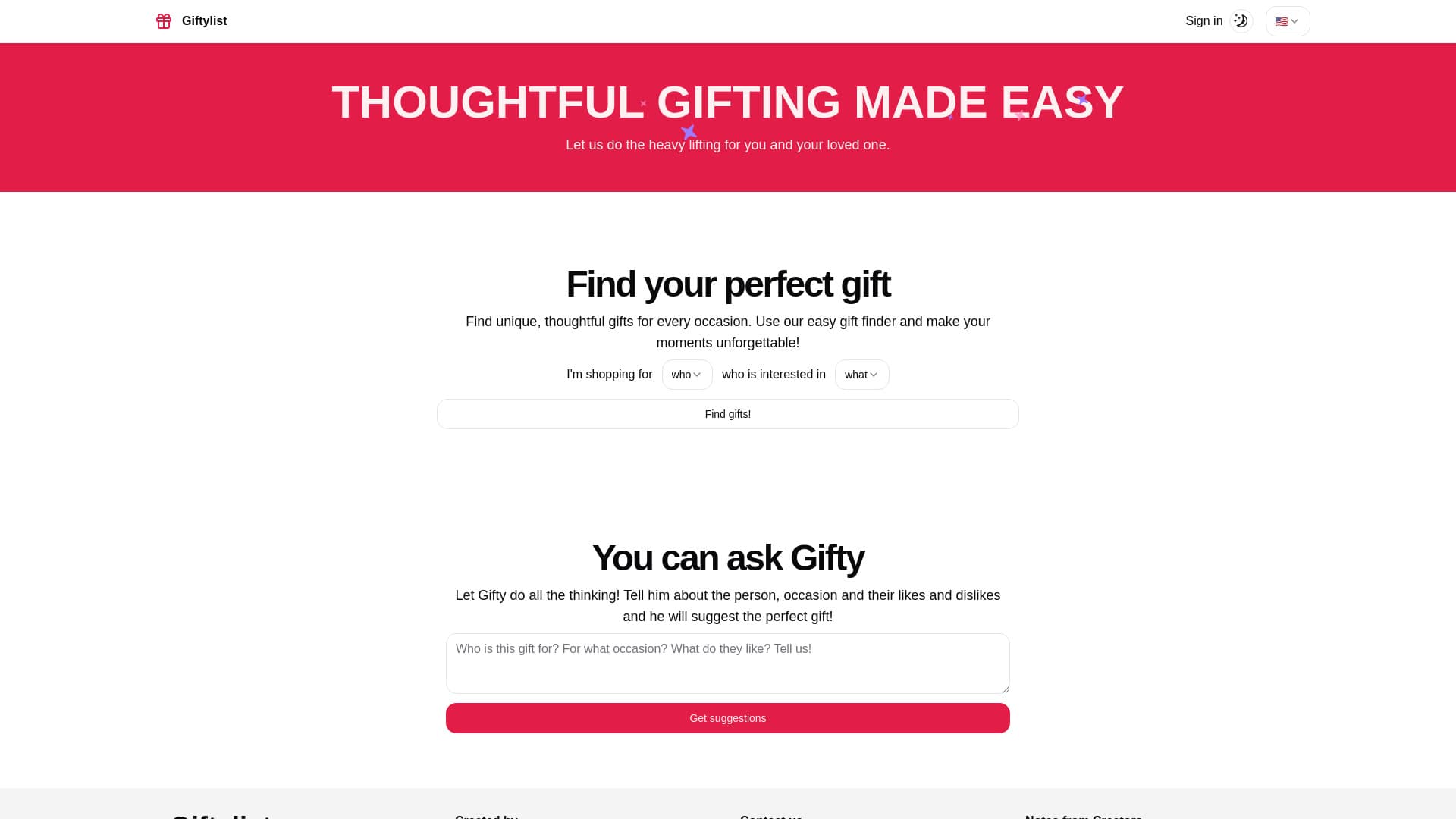 Giftylist.com thumbnail