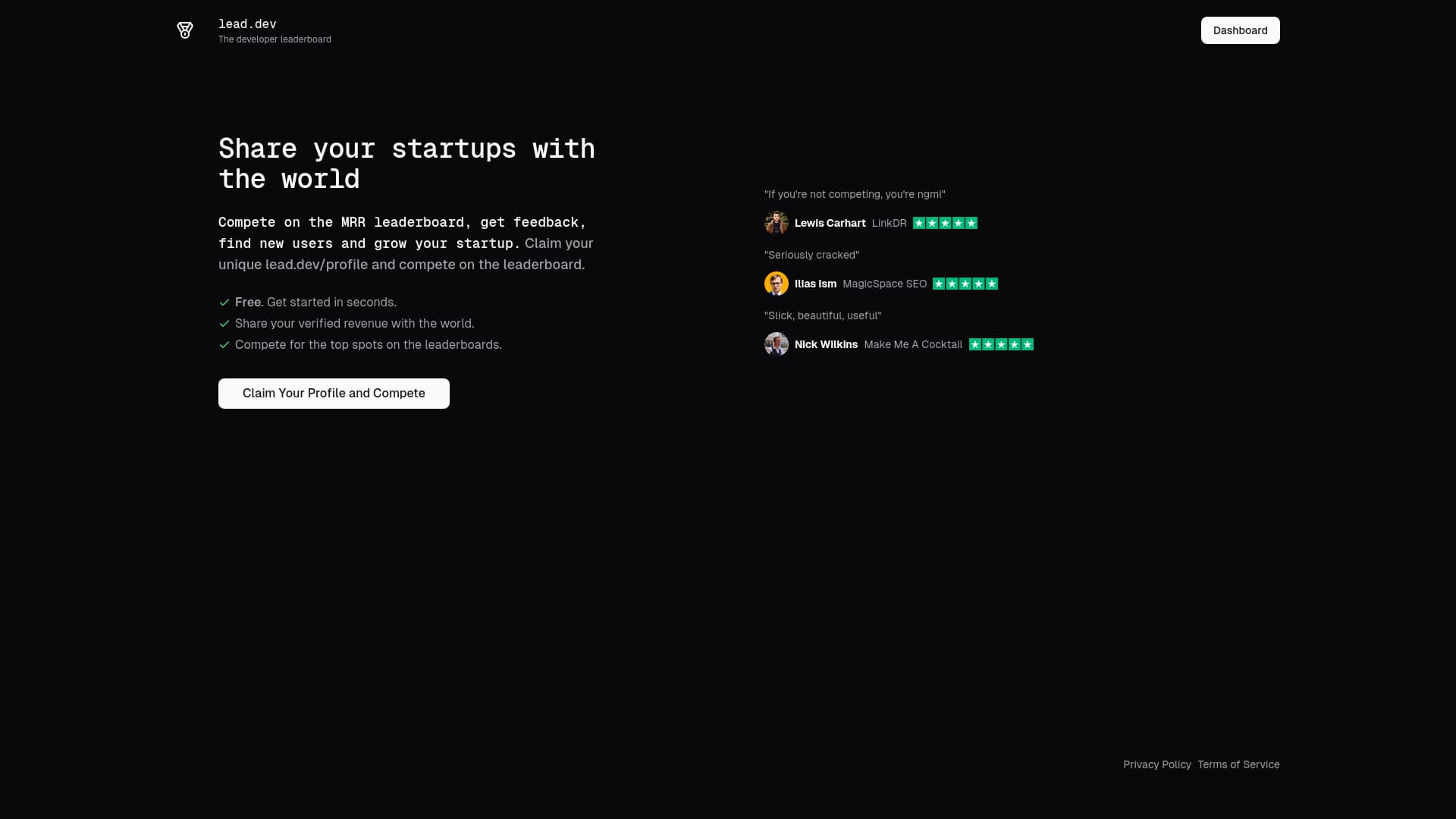 Lead | MRR Leaderboards thumbnail