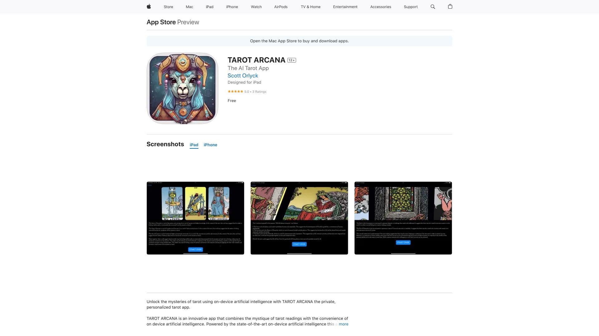 TAROT ARCANA thumbnail