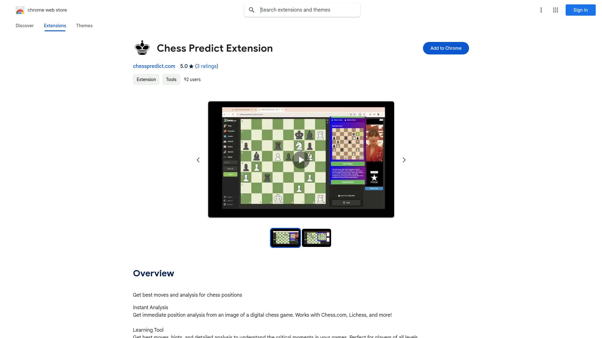 Chess Predict Extension thumbnail