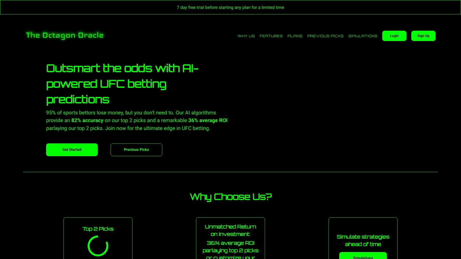 The Octagon Oracle: Next Generation UFC Fight Picks Powered By AI thumbnail