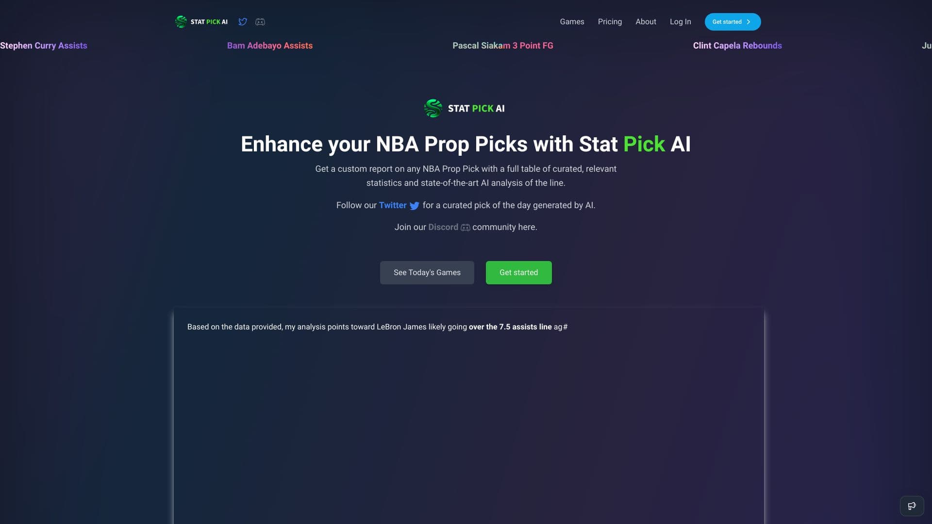 Stat Pick AI thumbnail