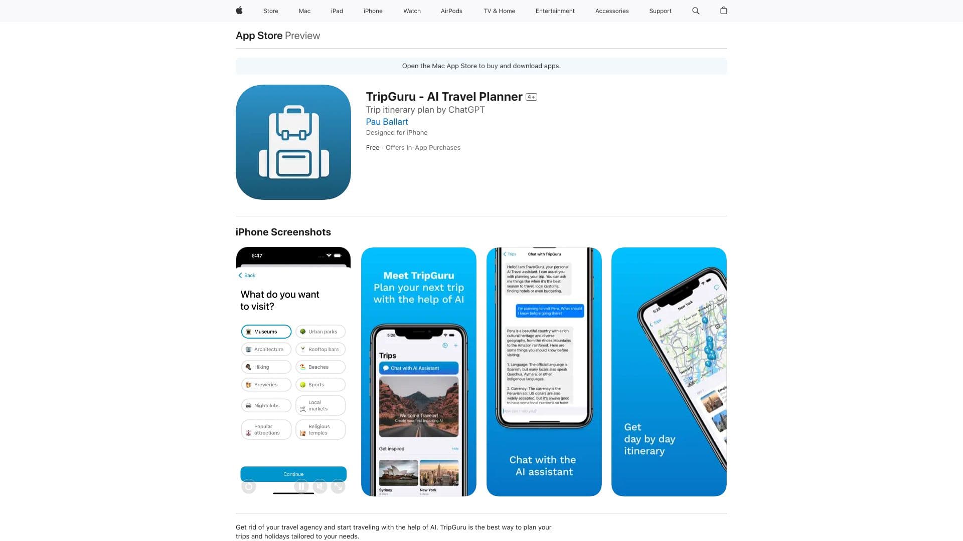 TripGuru - AI Travel Planner thumbnail