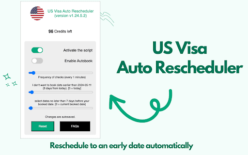 US Visa Slots Auto Check and Reschedule thumbnail