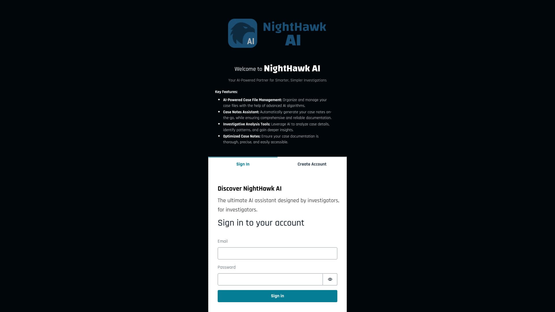 NightHawk - AI for Private Investigators thumbnail