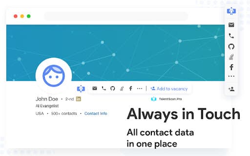 TalentSearch is #1 Chrome plugin for HR thumbnail