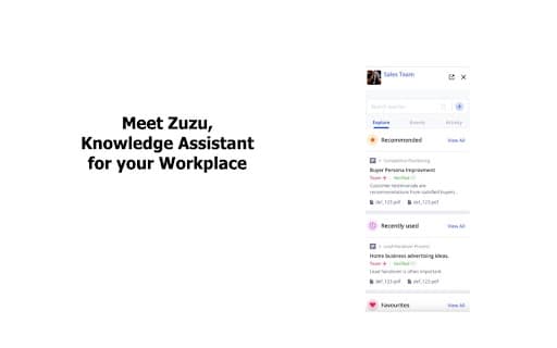 Zuzu AI Knowledge Assistant for Chrome thumbnail