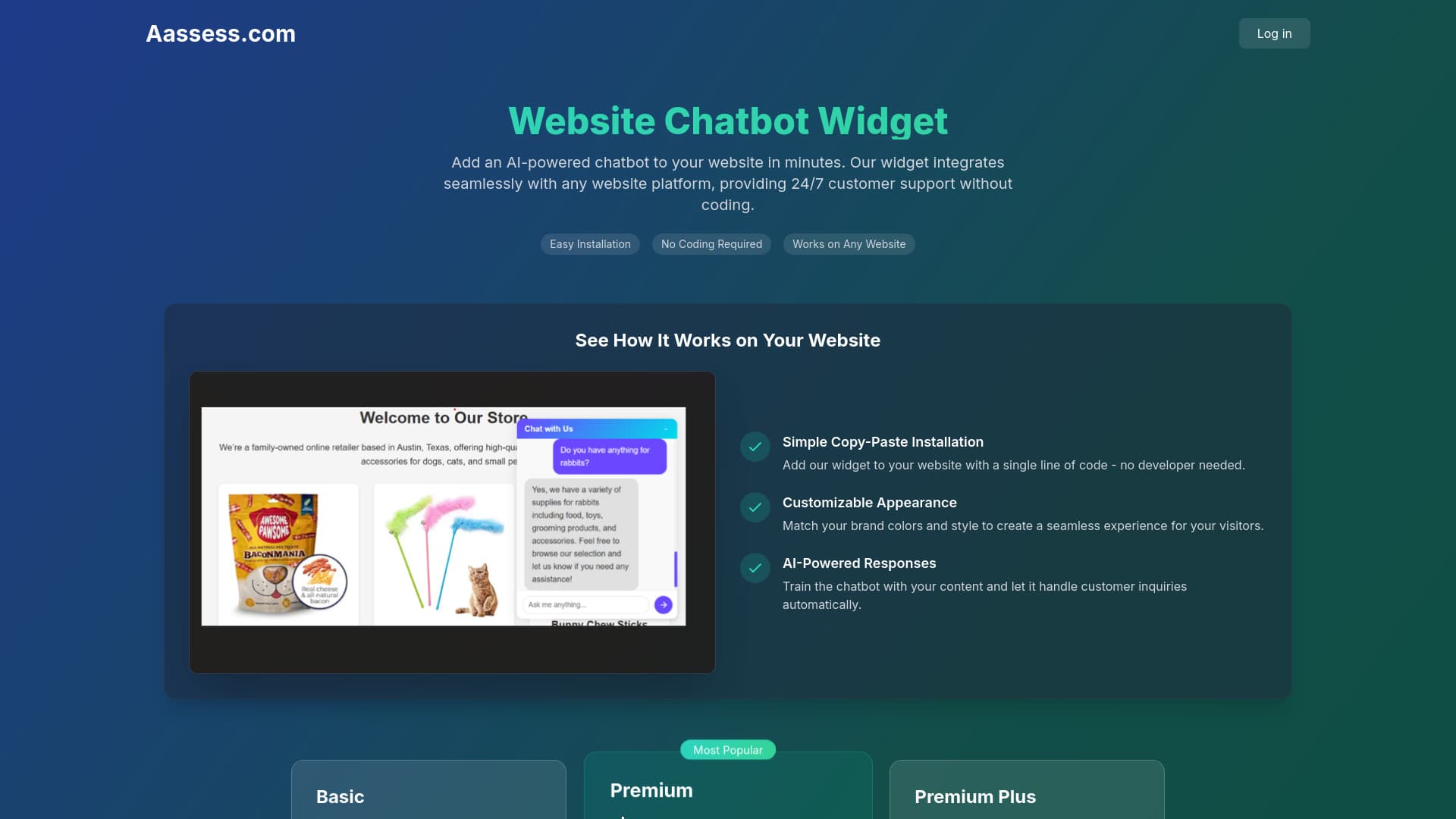 AI-powered chatbot for websites thumbnail