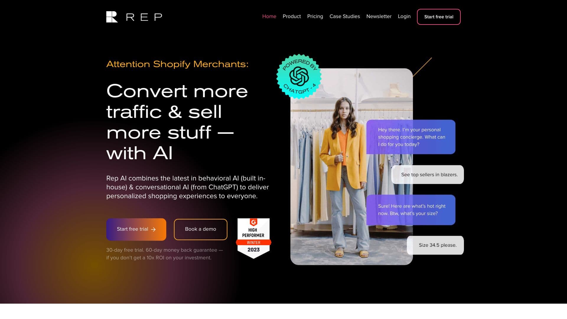 Rep AI: Sales Concierge for eCommerce thumbnail