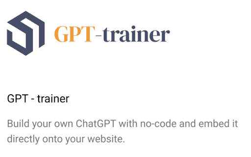GPT-trainer - AI Chatbot over Your Own Data thumbnail