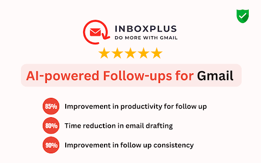 InboxPlus: AI powered Auto Followup for Gmail thumbnail