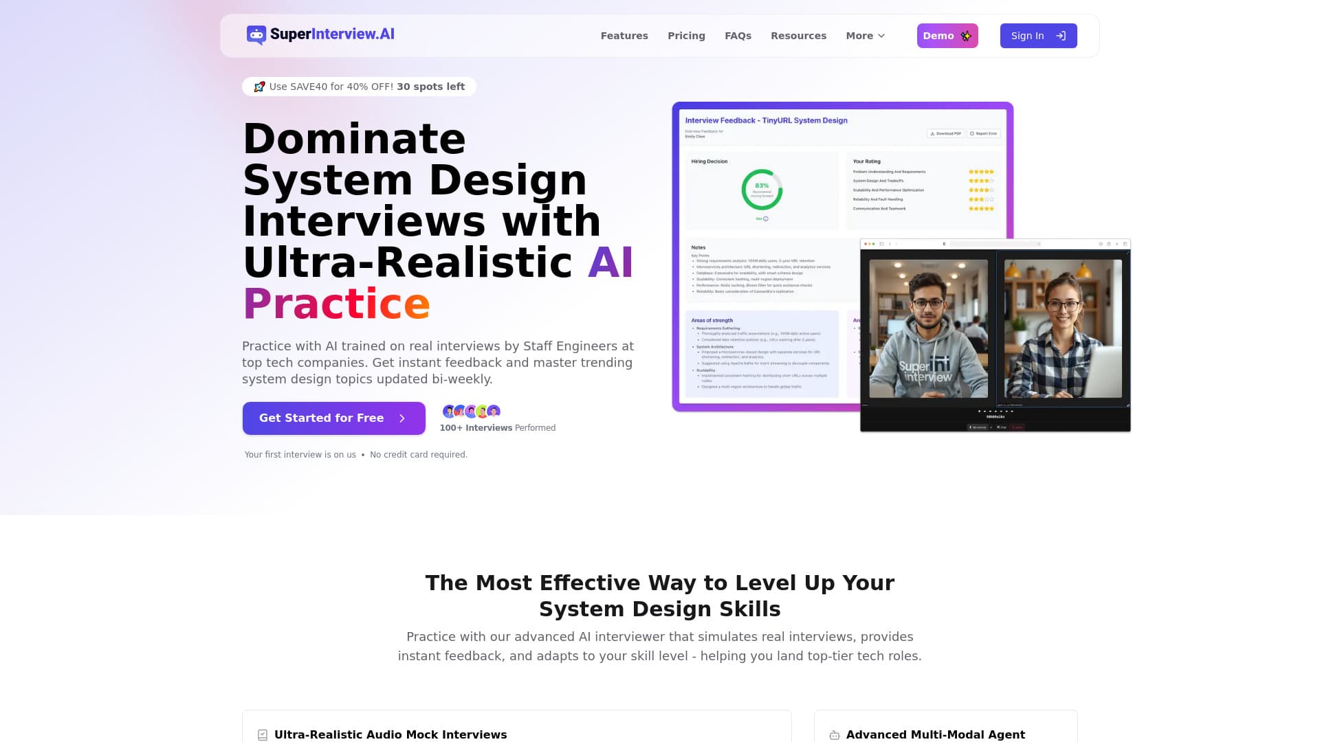 SuperInterview AI screenshot