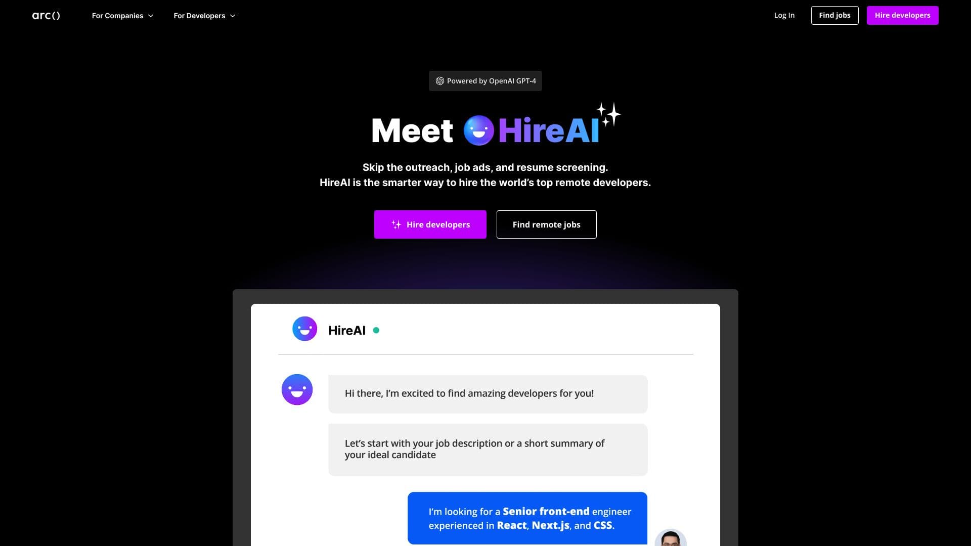 HireAI: AI Recruiter by Arc thumbnail