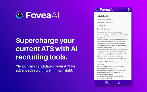 FoveaAI Recruiter thumbnail