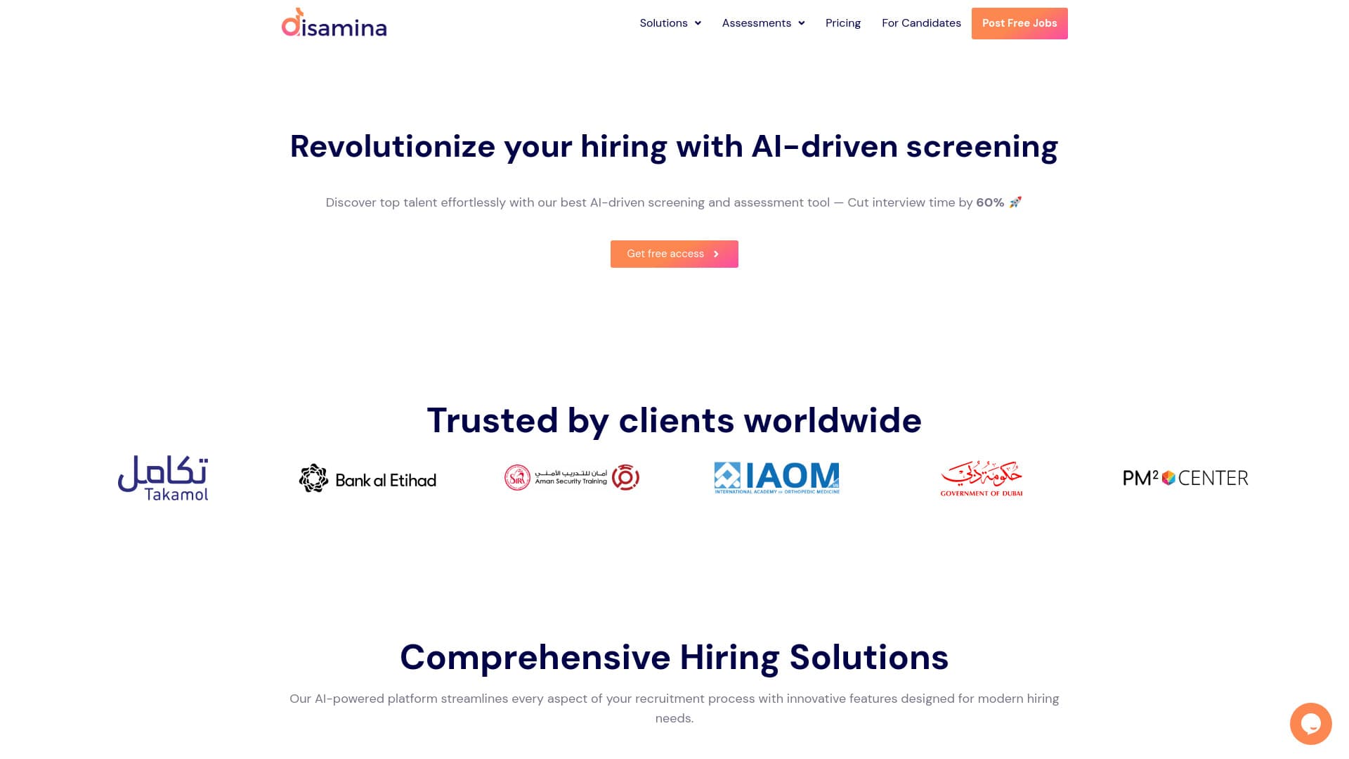 Disamina AI - Hiring Platform thumbnail