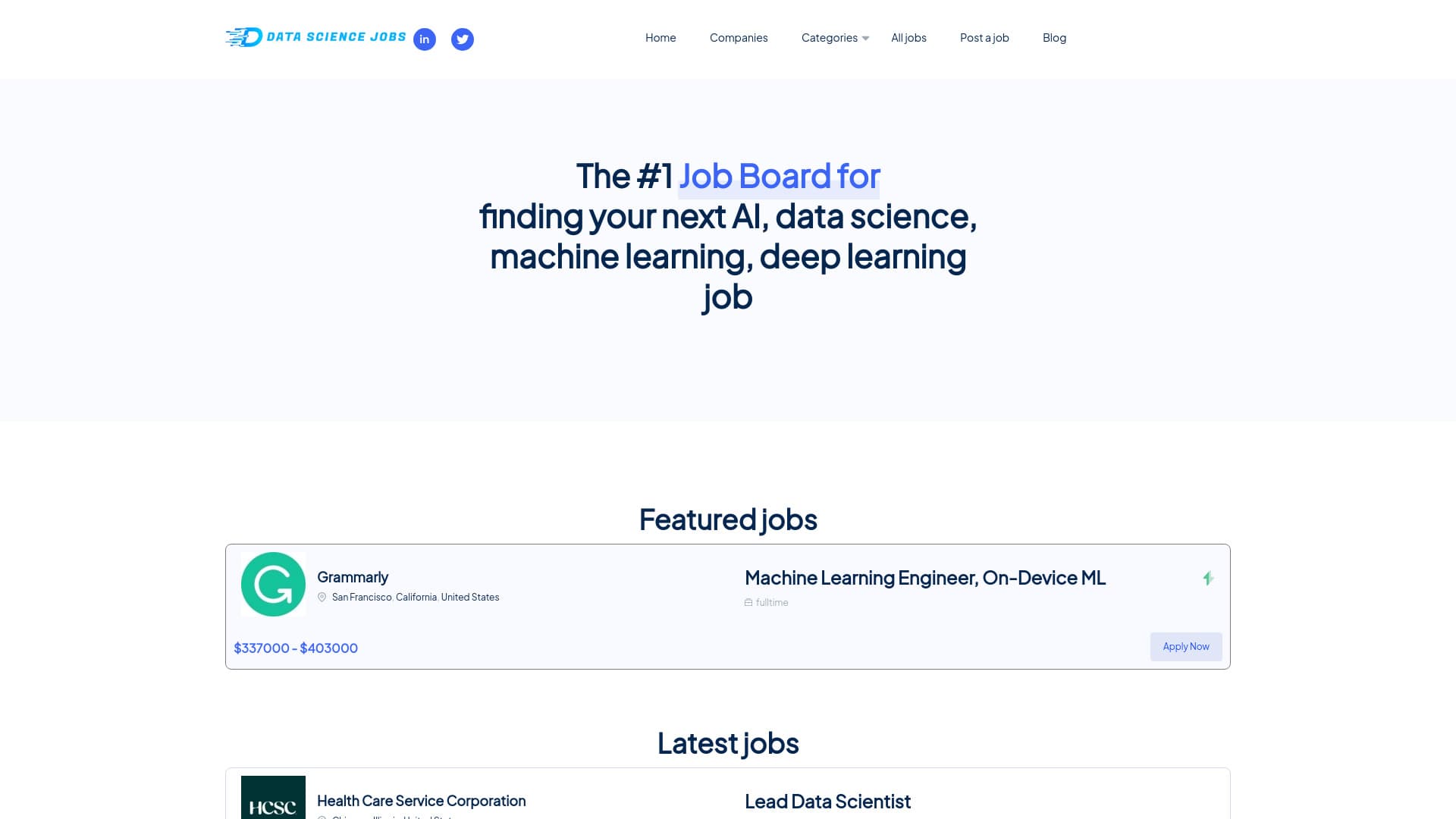 Data Science Jobs thumbnail