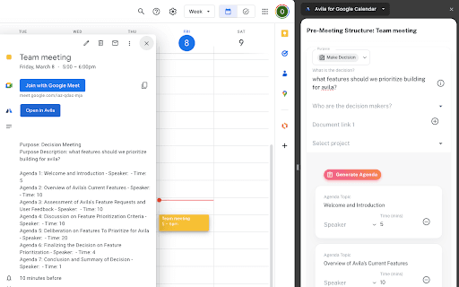 Avila for Google Calendar thumbnail