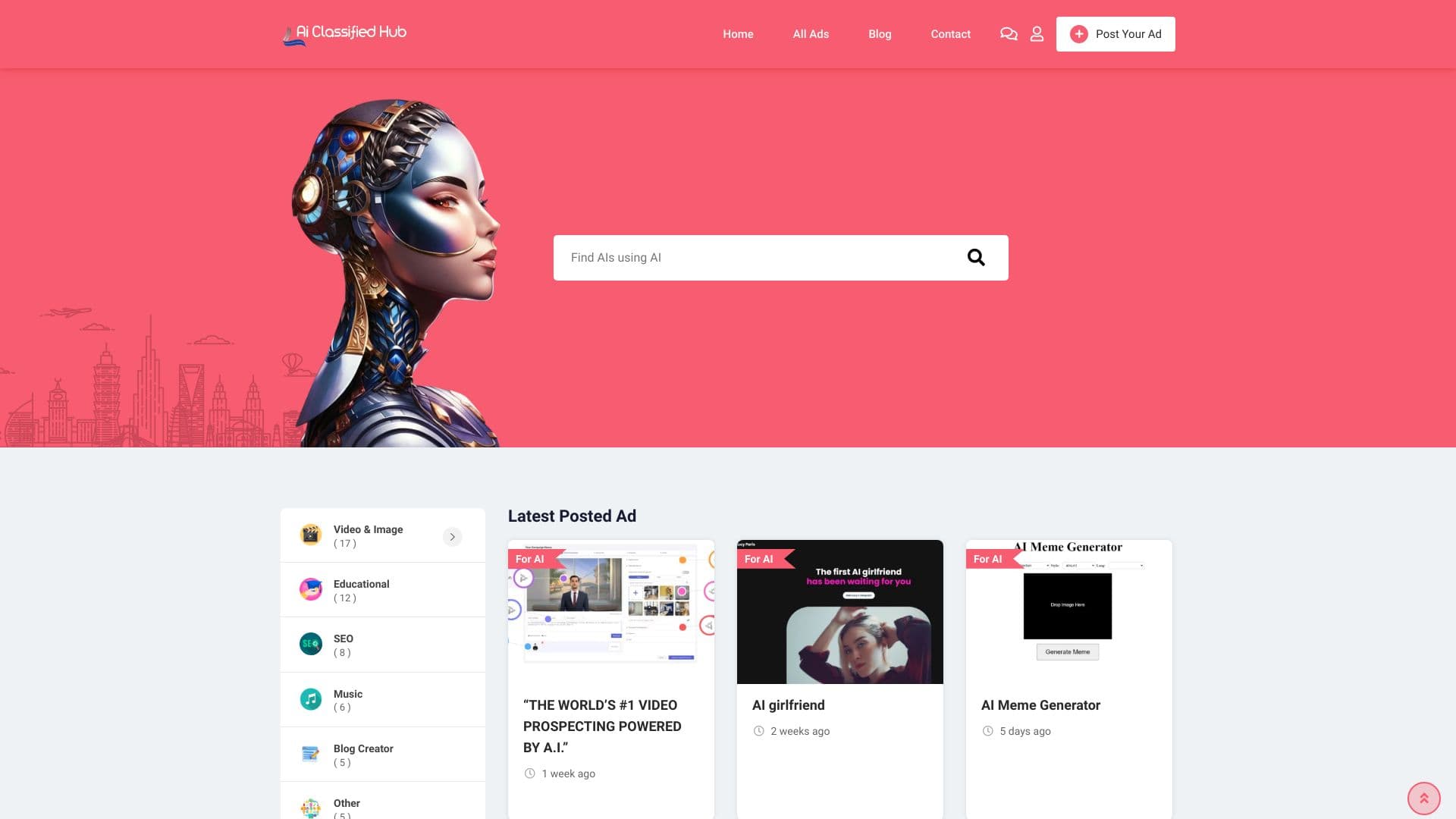 aiclassifiedhub.com thumbnail