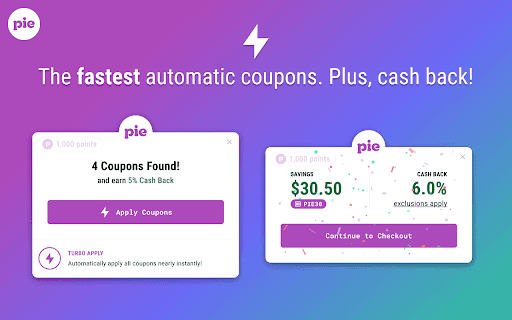 Pie Shopping: Cash Back and Coupons thumbnail