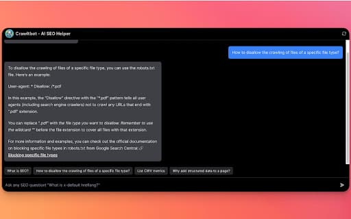 Crawltbot - AI SEO Helper thumbnail
