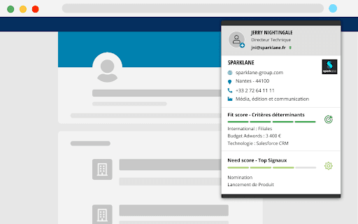 Sparklane: B2B accounts and contacts details thumbnail