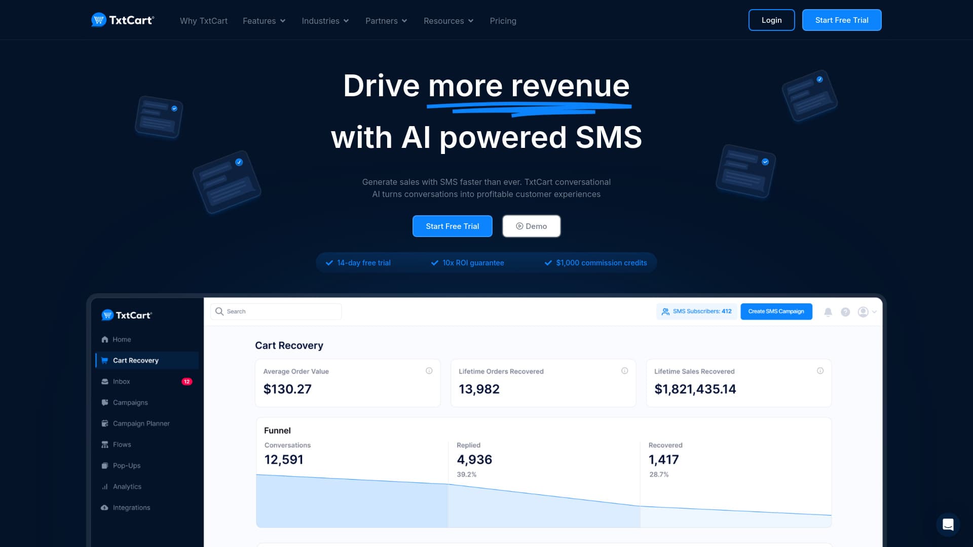 TxtCart: SMS Marketing & AI thumbnail