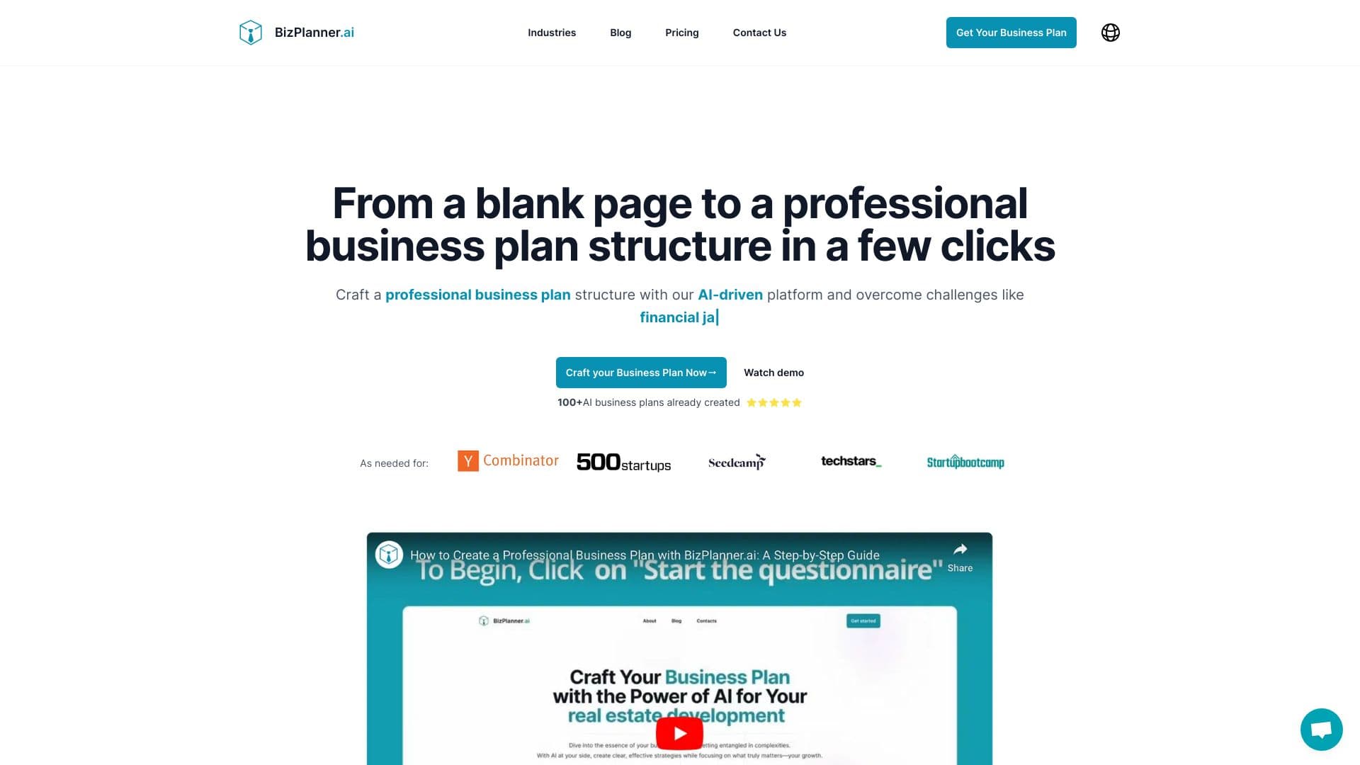 BizPlannerAI thumbnail