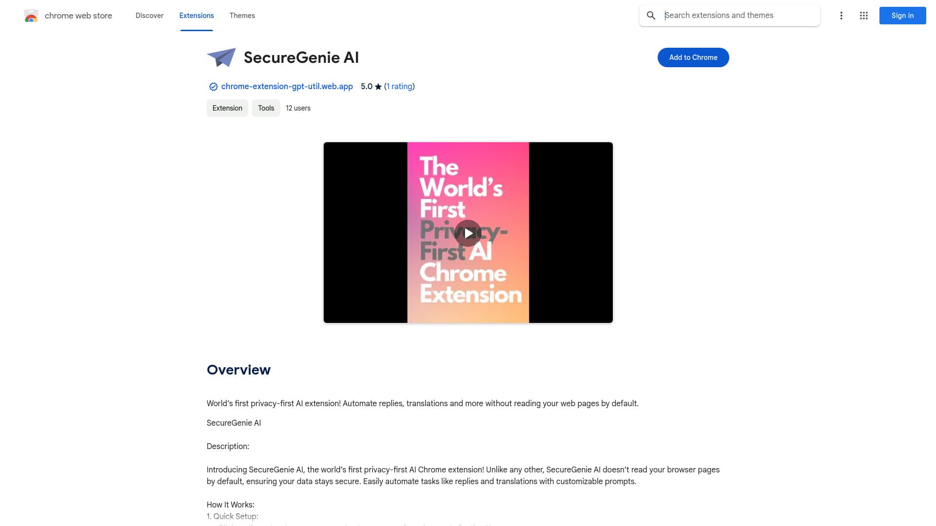 SecureGenie AI thumbnail