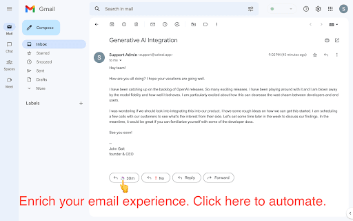 Reply with Calendar Invite by CakeAI thumbnail