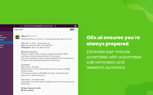 Oliv.AI - Your AI Sales Copilot thumbnail