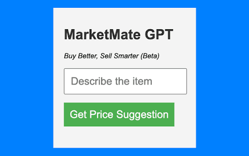 MarketMate GPT thumbnail