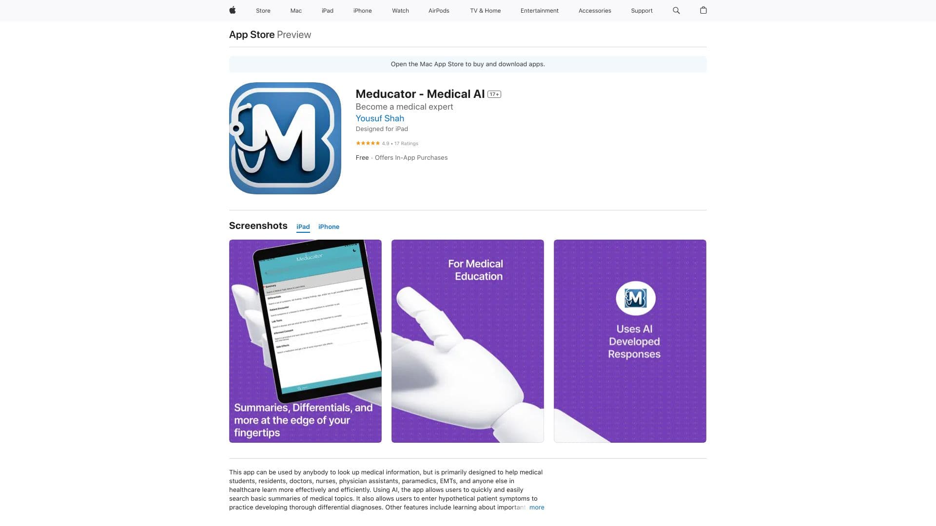 Meducator - Medical AI thumbnail