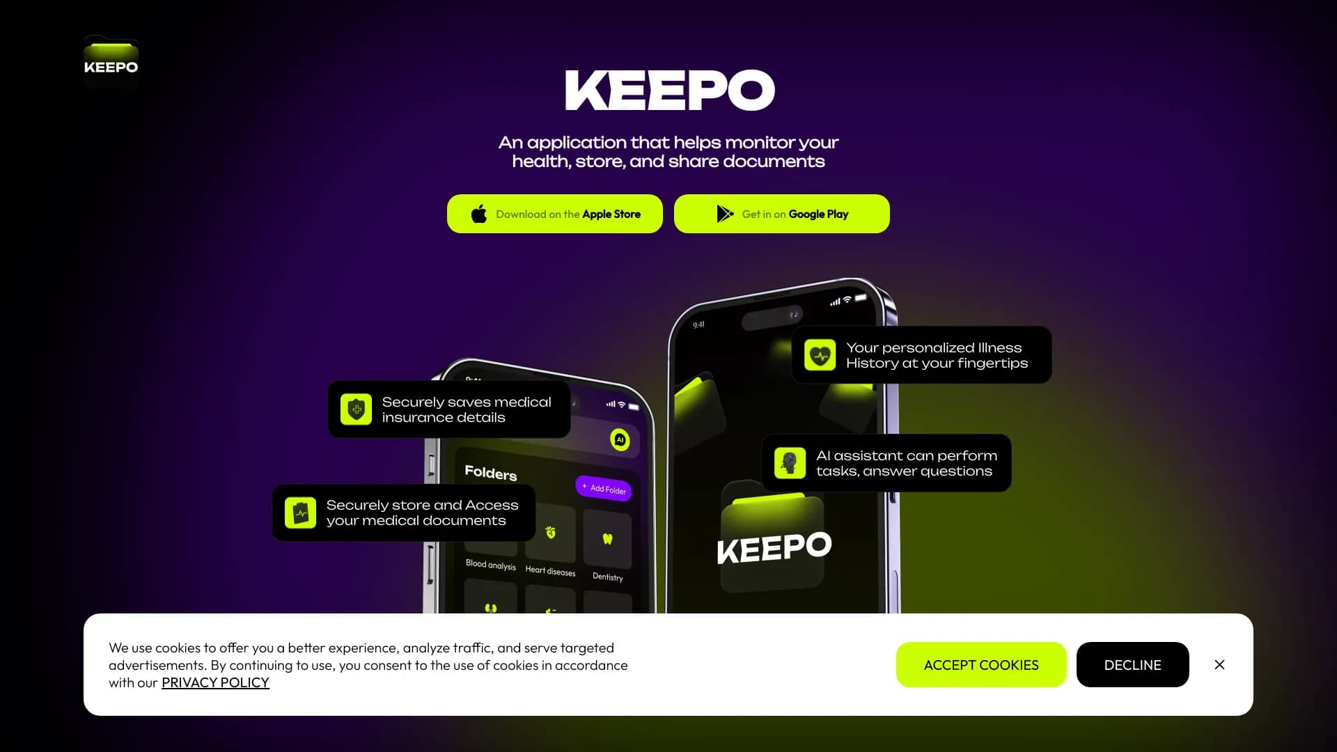 Keepo - AI health tracker & assistant thumbnail