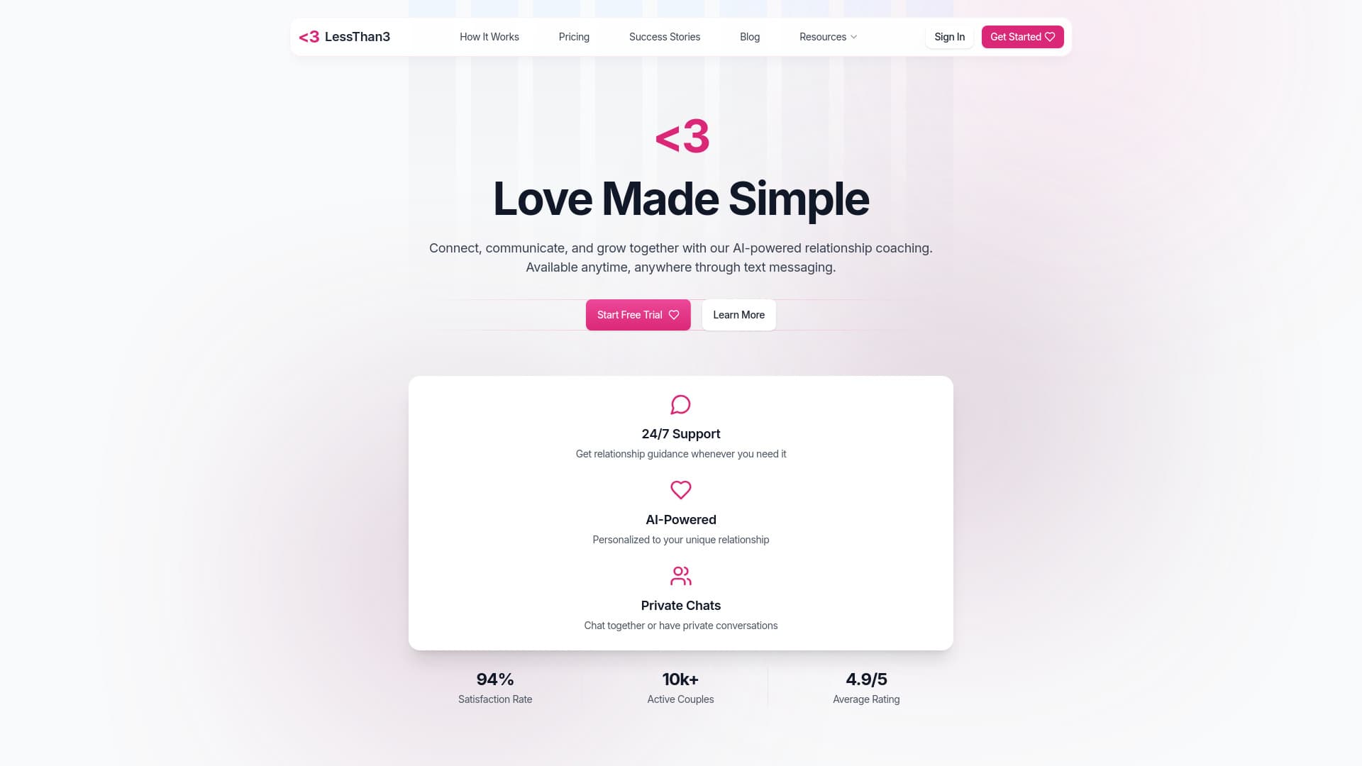 LessThan3 AI Relationship Counseling thumbnail