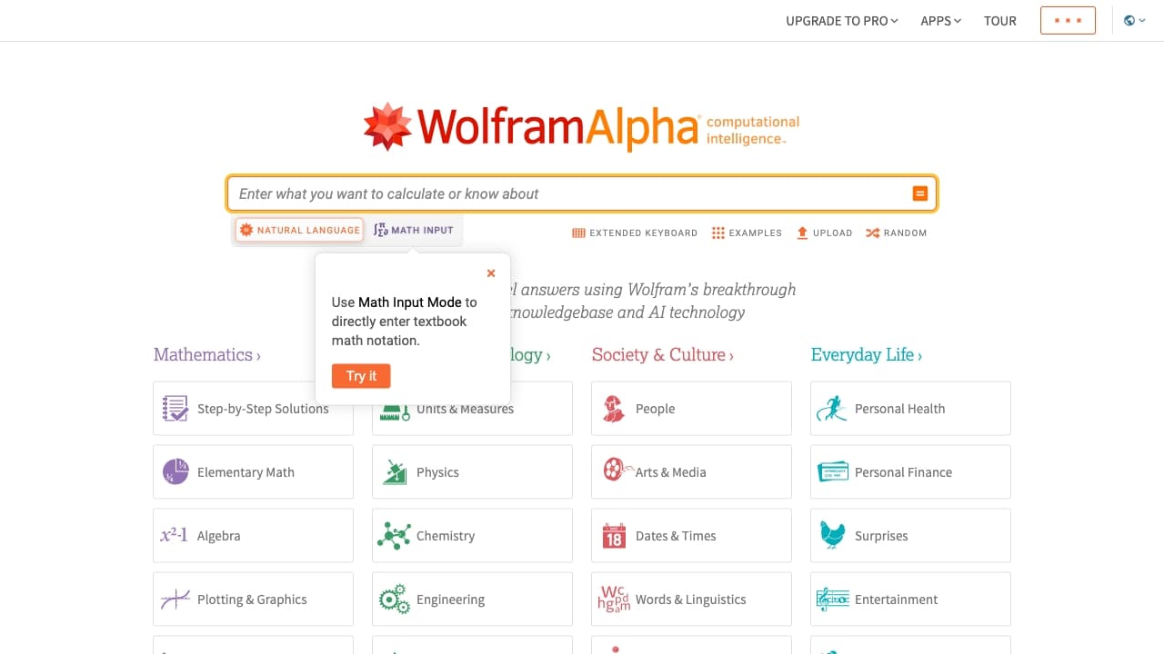 WolframAlpha thumbnail