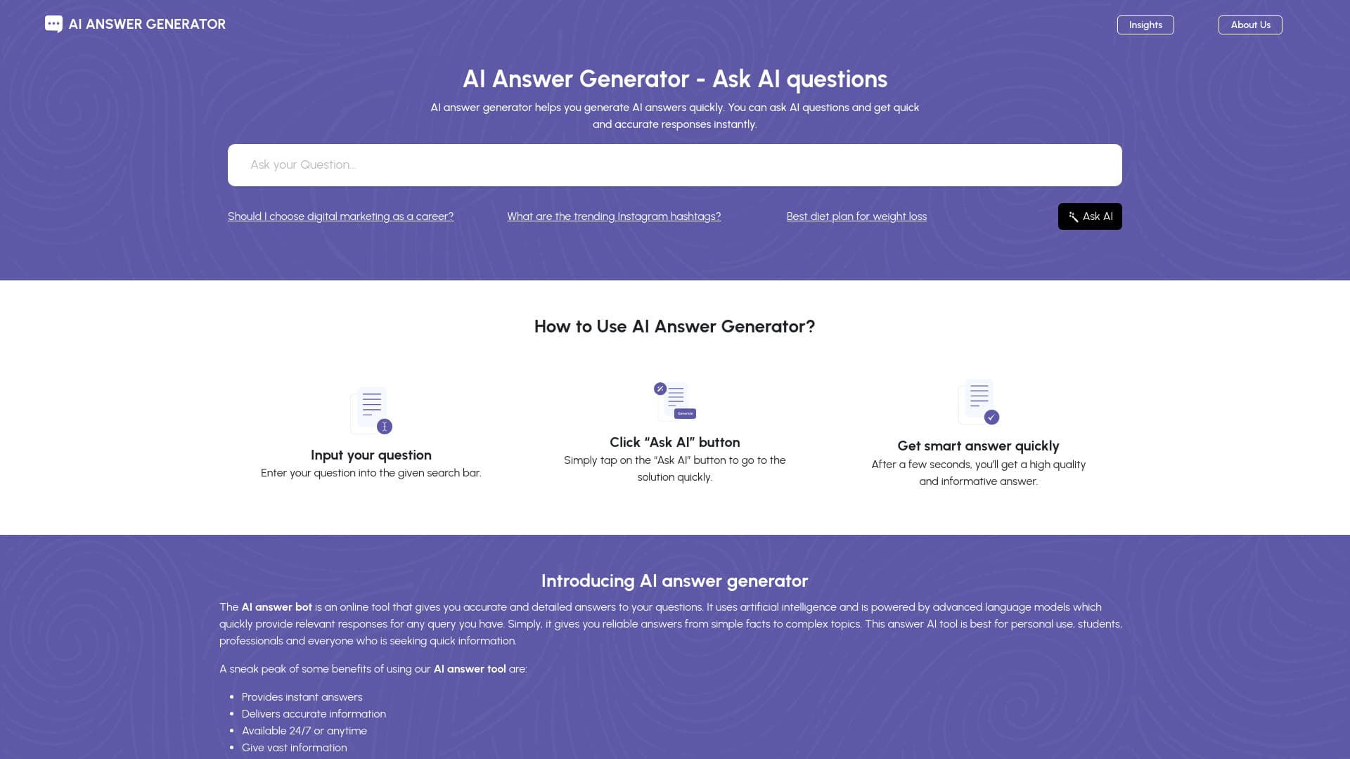 Ask AI questions thumbnail