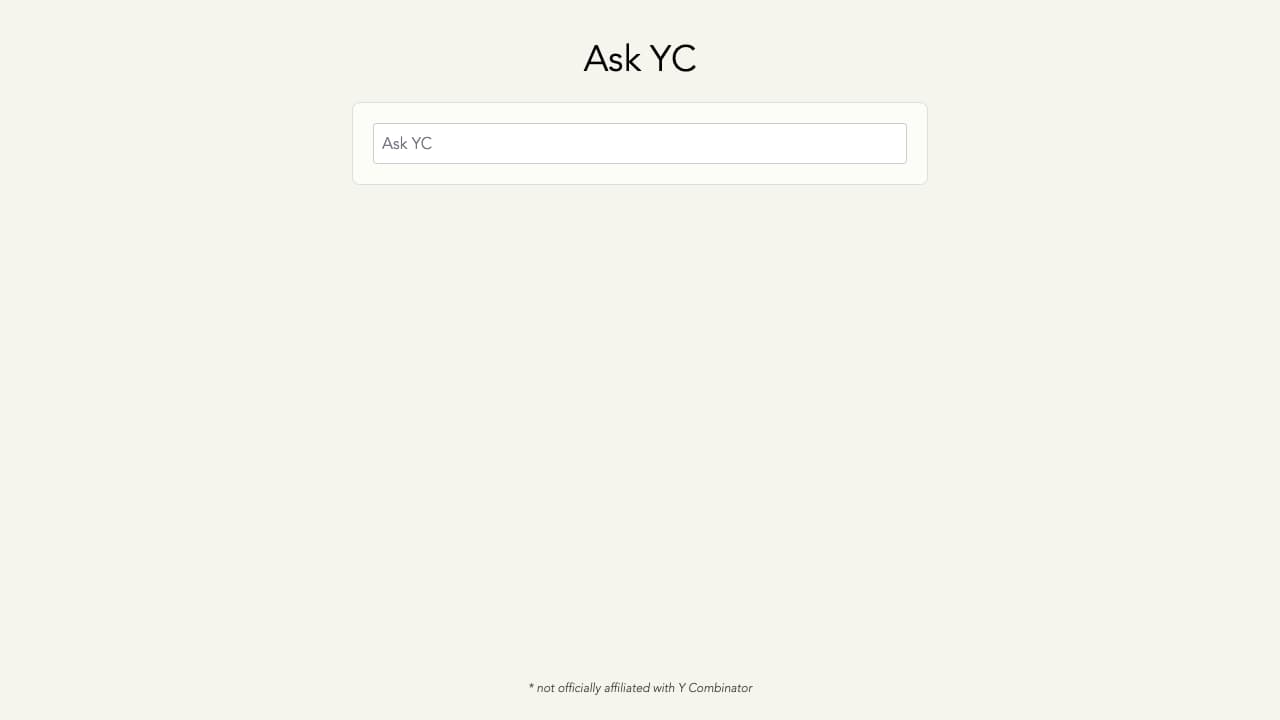 Ask YC thumbnail