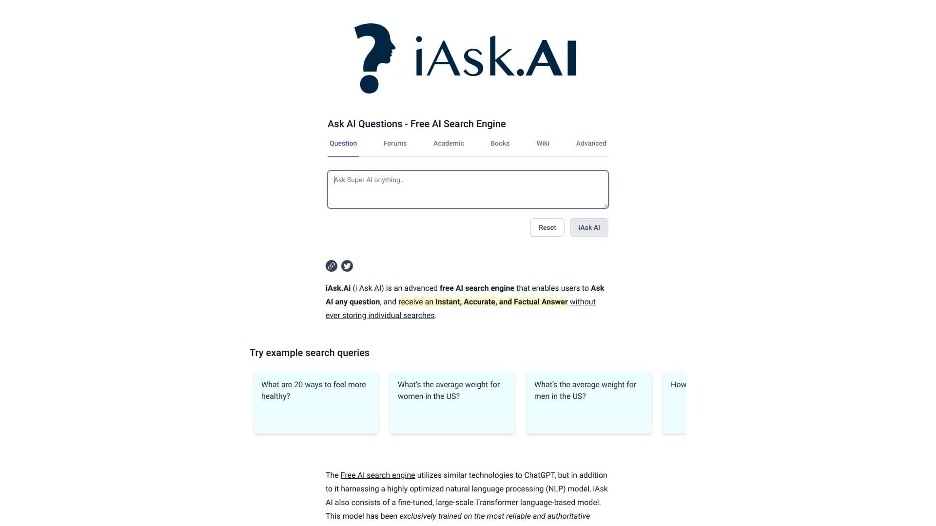 iAsk Ai Generative Ai Search Engine thumbnail